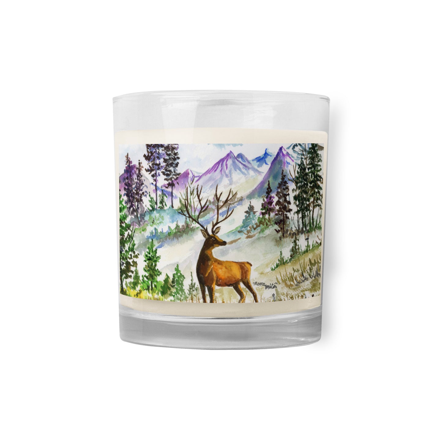 Wild Stag Glass Soy Candle