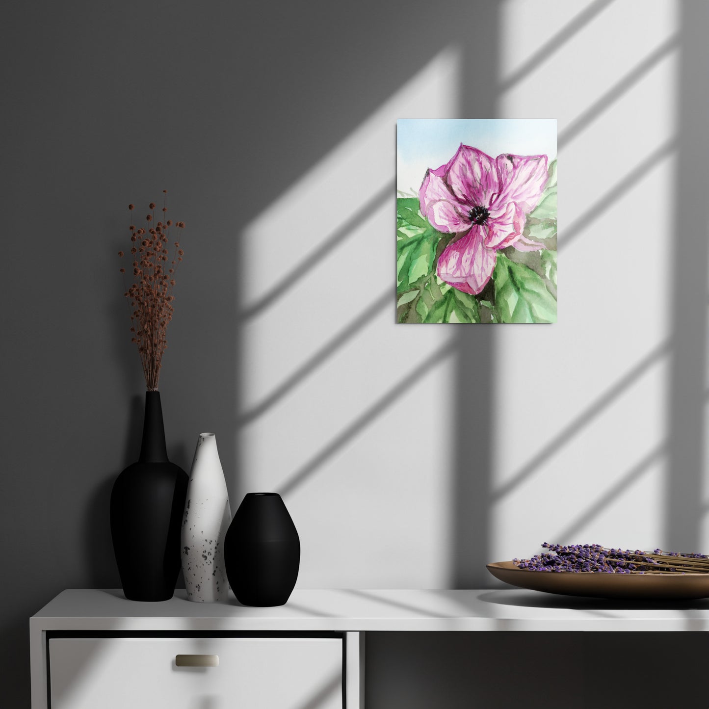 Garden Magnolia Metal prints