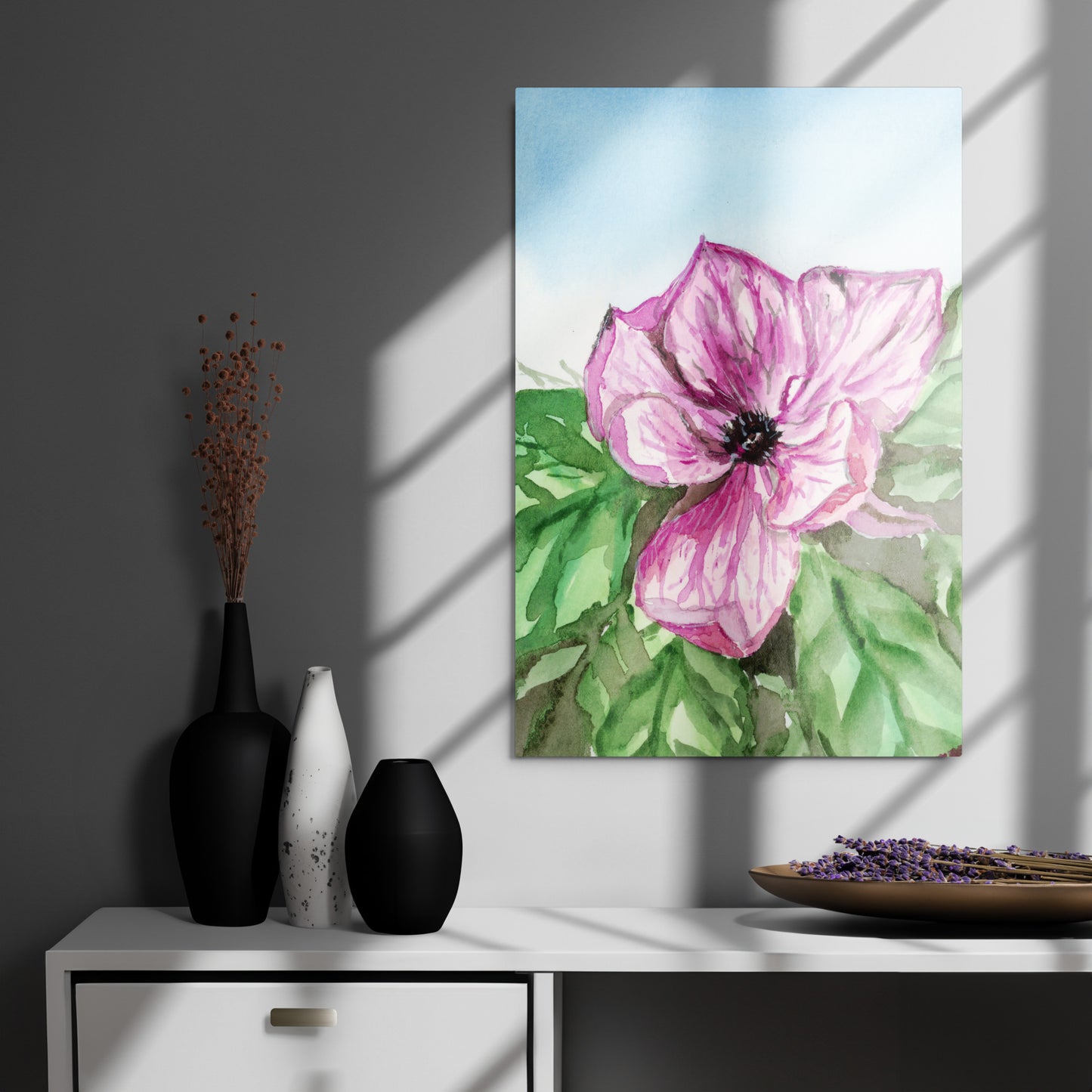 Garden Magnolia Metal prints