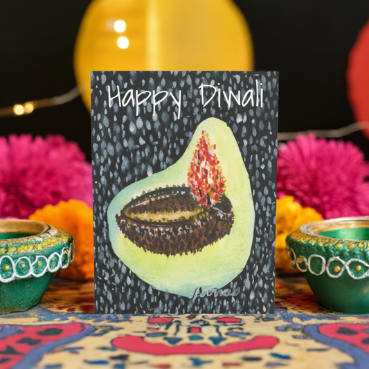 Diwali Celebration Greeting Cards (1, 10, 30, and 50pcs)