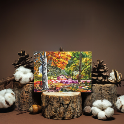 Rustic Autumn Reverie Any occasion Greeting Cards