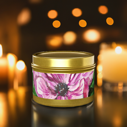 Garden Magnolia Handmade Art Candles