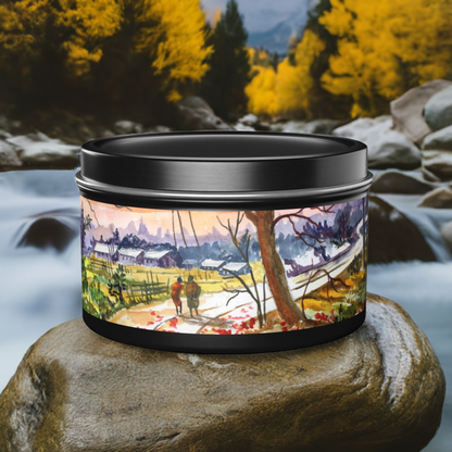 Walk with a Friend Handmade Art Candles