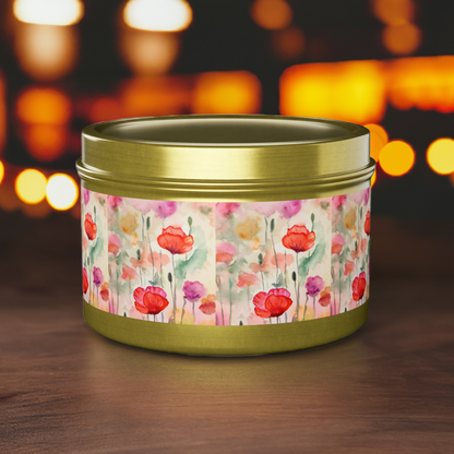 Wild Flowers Handmade Art Candles